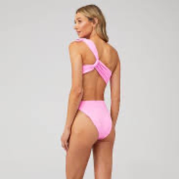 AGUA BENDITA magenta purple monokini swimsuit, size large - Picture 8 of 8